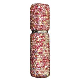 10ML Rhinestone Perfume Dispenser Bottle Bling Bling Small Empty Spray Bottle Travel Portable Toner Bottle,Pink