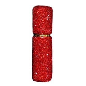 10ML Rhinestone Perfume Dispenser Bottle Bling Bling Small Empty Spray Bottle Travel Portable Toner Bottle,Red