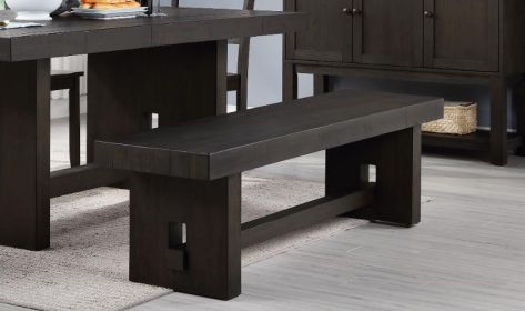 Haddie Bench; Distressed Walnut 72213