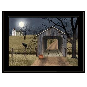 Trendy Decor 4U "Sleepy Hollow Bridge" Framed Wall Art, Modern Home Decor Framed Print for Living Room, Bedroom & Farmhouse Wall Decoration by Billy J