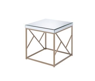 Evelyn - End Table - White