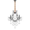 K9 Crystal Chandeliers Lighting 4 Lights Crystal Ceiling Lamp Home Decoration Silver