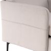 Lounge Chair, Comfy Single Sofa Accent Chair for Bedroom Living Room Guestroom, Beige