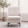 Lounge Chair, Comfy Single Sofa Accent Chair for Bedroom Living Room Guestroom, Beige