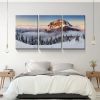 3 Panels Framed Mountain & Forest Canvas Wall Art Decor,3 Pieces Mordern Canvas Decoration Painting for Office,Dining room,Living room, Bedroom Decor-