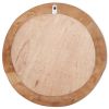 Decorative Mirror Teak 23.6" Round