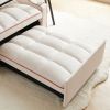 3-in-1 Sofa Bed, Convertible Sleeper Chair Sofa Bed Adjustable Pull Out Sleeper Chair Bed Multi-Pockets Folding Sofa Bed for Living Room Bedroom Small