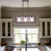 Contemporary Chandeliers Black 3 Light Modern Dining Room Lighting Fixtures Hanging, Kitchen Island Cage Linear Pendant Lights Farmhouse Flush Mount C