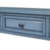 TREXM Console Table 63" Long Console Table with Drawers and Shelf for Entryway, Hallway, Living Room (Navy, OLD SKU: WF299371AAM)