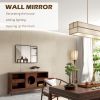 30 x 22 Inch Wall Mirror, Aluminum Frame Rectangular Wall Mirrors Decorative Mirror, 5-Layer Float Technology Mirror for Home Decor, Bathroom, Corner