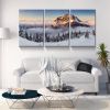 3 Panels Framed Mountain & Forest Canvas Wall Art Decor,3 Pieces Mordern Canvas Decoration Painting for Office,Dining room,Living room, Bedroom Decor-