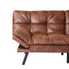 Convertible Memory Foam Futon Couch Bed, Modern Folding Sleeper Sofa-SF267PUCH