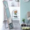 Black Solid Wood Frame Full-length Mirror;  Dressing Mirror;  Bedroom Home Porch;  Decorative Mirror;  Clothing Store;  Floor Mounted Large Mirror;  W