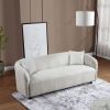 3 Seater Sofa Comfy Sofa for Living Room, Boucl√© Couch Grey