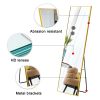 The 3rd generation aluminum alloy metal frame wall mounted full body mirror, bathroom makeup mirror, bedroom entrance, decorative mirror, quality upgr