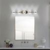 Modern Minimalist Bathroom Vanity Light, LED 5 Bulb Frosted Glass Shades, Wall Mounted Decorative Lighting Fixture, Suitable for Bathroom Vanity Mirro