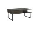 Lift Top Coffee Table Juvve, One Shelf, Carbon Espresso / Onyx Finish