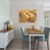 Framed Canvas Wall Art Decor Bread Painting, Heart Shape Cookie Painting Decoration For Restrant, Kitchen, Dining Room, Office Living Room, Bedroom De