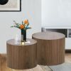 MDF with ash/oak/walnut veneer sidetable/coffee table/end table/ottoman(walnut)