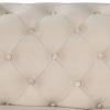 40.5" Velvet Upholstered Accent Sofa,Modern Single Sofa Chair with Button Tufted Back,Modern Single Couch for Living Room,Bedroom,or Small Space,Beige