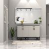 60"x36" Oversized Modern Rectangle Bathroom Mirror with Silver Frame Decorative Large Wall Mirrors for Bathroom Living Room Bedroom Vertical or Horizo