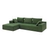 [VIDEO provided] [New] 109*68" Modular Sectional Living Room Sofa Set, Modern Minimalist Style Couch, Upholstered Sleeper Sofa for Living Room, Bedroo