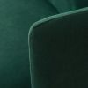 Modern fabric accent armchair;  upholstered single sofa chair;  Emerald Cotton Linen-30.7''