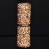 10ML Rhinestone Perfume Dispenser Bottle Bling Bling Small Empty Spray Bottle Travel Portable Toner Bottle,Golden