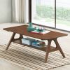 Arona Mid-Century Modern Wood 3 Piece Coffee Table Set