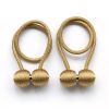 2Pcs Magnetic Curtain Ball Rods Accessoires Backs Holdbacks Buckle Clips Hook Holder Home Decor Tiebacks Tie Rope Accessory