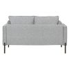 Modern Style Sofa Linen Fabric Loveseat Small Love Seats Couch for Small Spaces; Living Room; Apartment