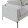 Modern Style 3 Seat Sofa Linen Fabric Upholstered Couch Furniture 3-Seats Couch for Different Spaces; Living Room; Apartment