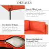 Modern Style 3 Seat Sofa Linen Fabric Upholstered Couch Furniture 3-Seats Couch for Different Spaces; Living Room; Apartment