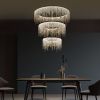 Fancy hanging ceiling lamps luxury modern pendant light crystal chandelier