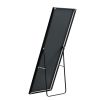 Black Solid Wood Frame Full-length Mirror, Dressing Mirror, Bedroom Home Porch, Decorative Mirror, Clothing Store, Floor Mounted Large Mirror, Wall Mo