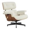 Living Room Lounge Chair Arm Chair Swivel Single Sofa Seat With Ottoman Genuine Leather Standard Version