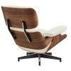 Living Room Lounge Chair Arm Chair Swivel Single Sofa Seat With Ottoman Genuine Leather Standard Version