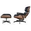 Living Room Lounge Chair Arm Chair Swivel Single Sofa Seat With Ottoman Genuine Leather Standard Version