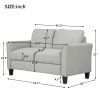 Living Room Furniture Love Seat Sofa Double Seat Sofa (Loveseat Chair)