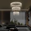 Fancy hanging ceiling lamps luxury modern pendant light crystal chandelier